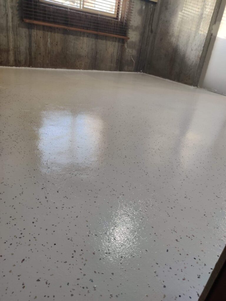 Interior concrete floor