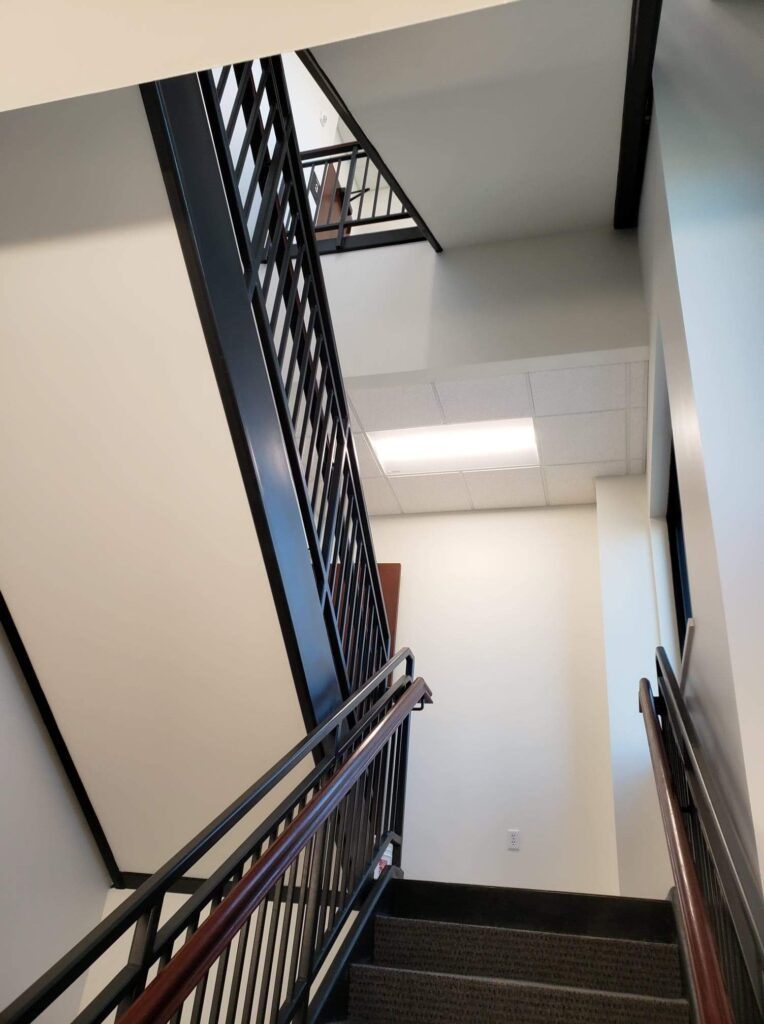 Commercial stairway